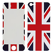 The Union Jack Pattern Front and Back Protector Stickers for iPhone 5