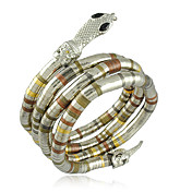 Gorgeous Snake Shaped Alloy Women's Bracelet (More Colors)