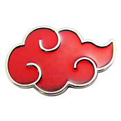 Cosplay Accessory Inspired by Naruto Akatsuki Red Cloud Badge