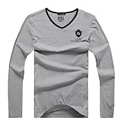 Herren V-Ausschnitt slim T-Shirt