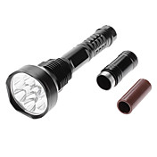 5-Mode 9 x Cree XM-L T6 LED lommelykt (2x18650)