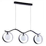 9W Moderne LED-Deckenleuchte mit 3 Global White Bulbs