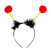 Cute Red Bee Style Halloween Headpiece (1 piece)