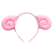 Cute Plink Color Sheep Ears Halloween Headband (1 piece)