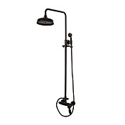 Antique Solid Brass Single Handle Wall Mount ORB Finish Lifting Shower Faucet