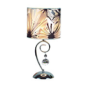 40W E27 moderne de table en cristal avec abat-jour Résumé et floral