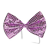 Purple Sequins Bow Halloween Cravat(1 piece)