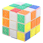 LED Light Brain Teaser Magic Crystal Cube
