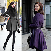 geplooide verzameld tweed jurk