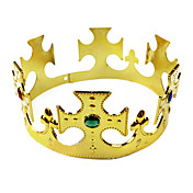 Oro in PVC Crown Halloween copricapo (1 pezzo)