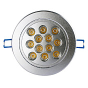 12W LED Ceiling Light with 12 LEDs in Round Feature
