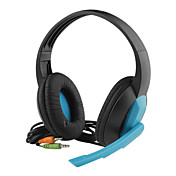 Bass Over-Ear Headphones with Microphone for Computer PC 806