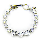 Gorgeous Alloy With Rhinestone Women's Bracelet
