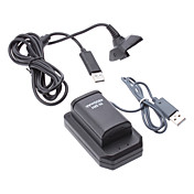 4800mAh Power Bank Battery & Charger & Controller Extension Cable for Xbox360 (Assorted Color)