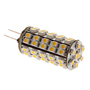 Lâmpada LED Branco Quente G4 4W 68x3528 SMD 400-450LM 3000-3500K (12V)