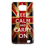 Retro British National Flag Pattern Hard Case for Samsung Galaxy S2 I9100