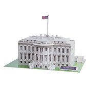 DIY Paper 3D Puzzle White House (65pcs, No.2801-E)