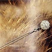 Collar bola encantadora de la mujer