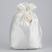 bolso de raso con flores de novia de la boda (más colores)