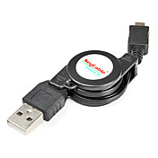 Micro USB Retractable Data and Charging Cable for Samsung Galaxy S3 I9300 and Other Cellphones