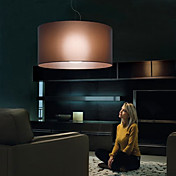 60W E27 Classic Style Eisen Flush Mount Light mit Coffee Shade