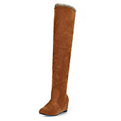 Fabulous Suede Low Heel Knee High Boots Party / Evening Shoes (More Colors)
