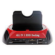 All-in-1 da 2,5 "3,5" IDE / SATA / eSATA HDD Docking con lettore di schede
