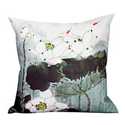 verão lotus fronha decorativo