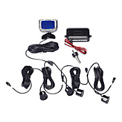 Parking System with 4 Radar+Control Box+LCD Display,Black