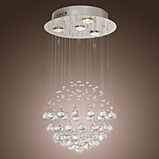 COOKE - Kroonluchter van Kristal met 4 Lampen