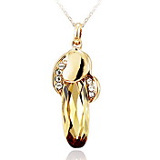 Women's Elegant Simple Crystal Short Pendant