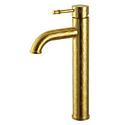 Antique Ti-PVD Finish Centerset Single Handle Bathroom Sink Faucet(Tall)