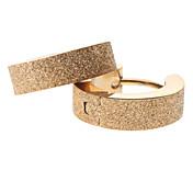 Golden Sand Pendientes de acero inoxidable