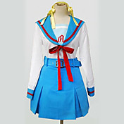 Cosplay Costume Inspired by Haruhi Suzumiya High School Girls' Autumn Uniform VER.