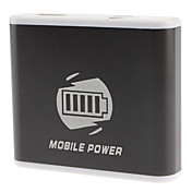Banque d'alimentation intelligente pour périphériques portables (6800 mAh, Noir)