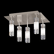10W G4 Contemporary Flush Mount Light with 5 lights