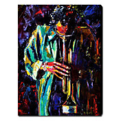 Hand geschilderd olieverfschilderij Mensen Jazz Art 1211-PE0152