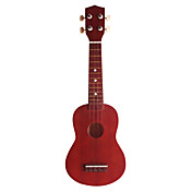 (Sapelle superior) Sapelle Basswood Top Back & Side Soprano Ukulele con / bolso / Cadena de Selecciones