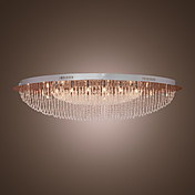 moderne krystal flush mount med 24 lys