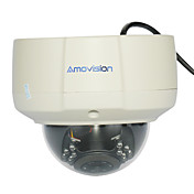 2,0 megapixel IP Dome kamera Support ONVIF overensstemmelse (IR 15m ,2.8-12 mm linse)