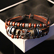 Women's Vintage Strands Leather Bracelet