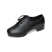 Leer bovenste Tap Dance schoenen voor vrouwen / mannen Tik Inbegrepen