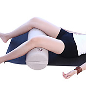 Lila Round Stoff Yoga Throw Pillow (63x20x18cm)