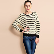ts stribe langærmet pullover sweater (to farver)