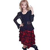 Lange mouwen transparant kant en ruches Casual Lolita Coat (2 stuks)