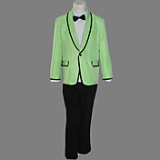 Gangnam Style Psy dinamica verde Suit Costume di Halloween (3 Pezzi)