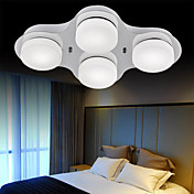 3W exquis verre Plafonnier LED avec 4 lumières