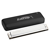 EASTTOP - (T2406) 24 Holes Professional Tremolo Harmonica with Tailoring Reeds