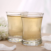 nom personnalisé et verres date (jeu de 12)