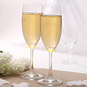 Personalized Toasting Flutes - Bride & Groom